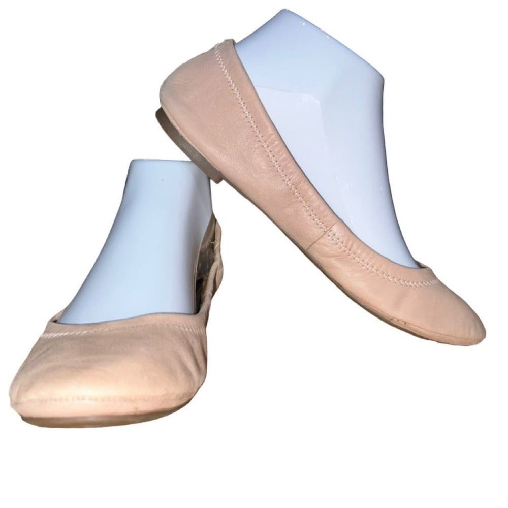 Lucky Brand Women's Ballet Flats in Beige Leather 7.5